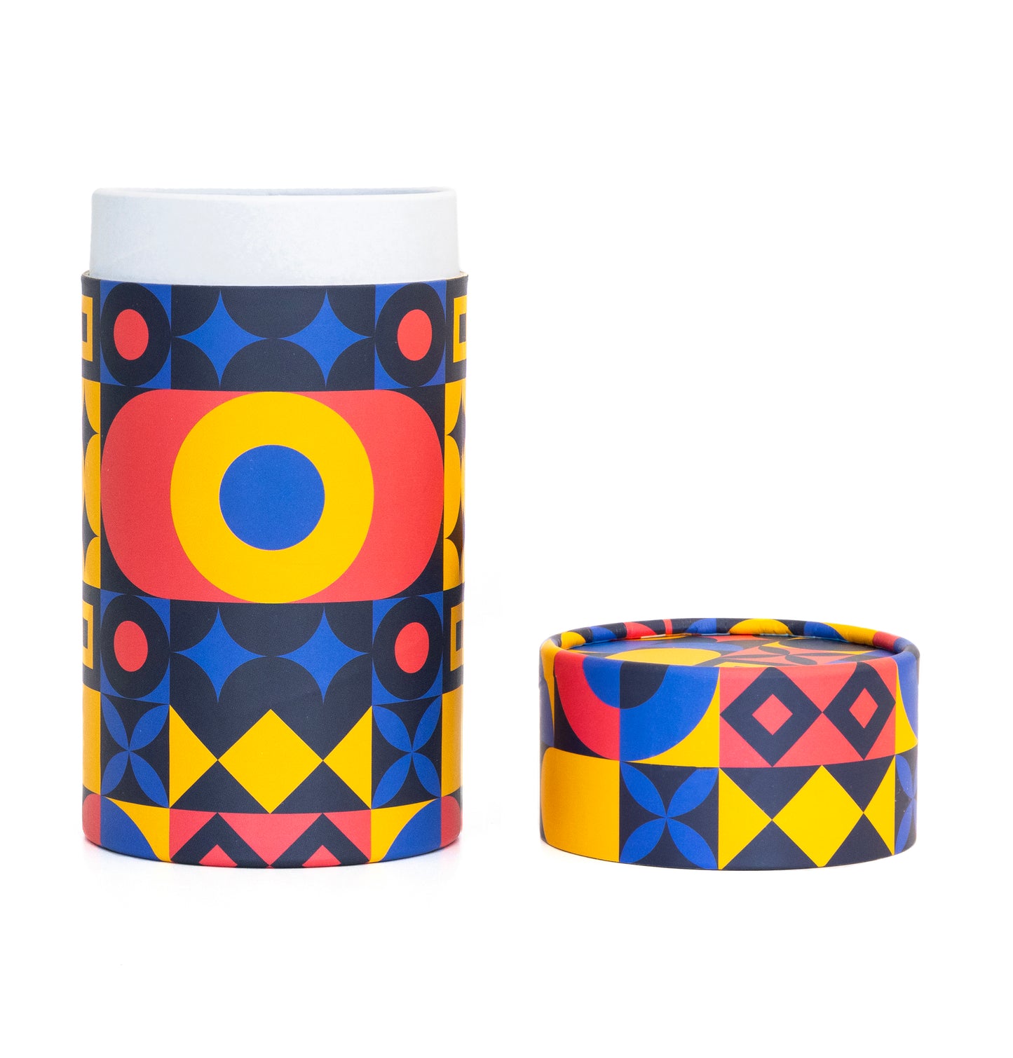 Fozy Buds Marble Round Gift Boxes With Lids Geometric Design, Set of 3 Gift Box, Assorted Sizes Nesting Gift Boxes, Paperboard Storage Tubes