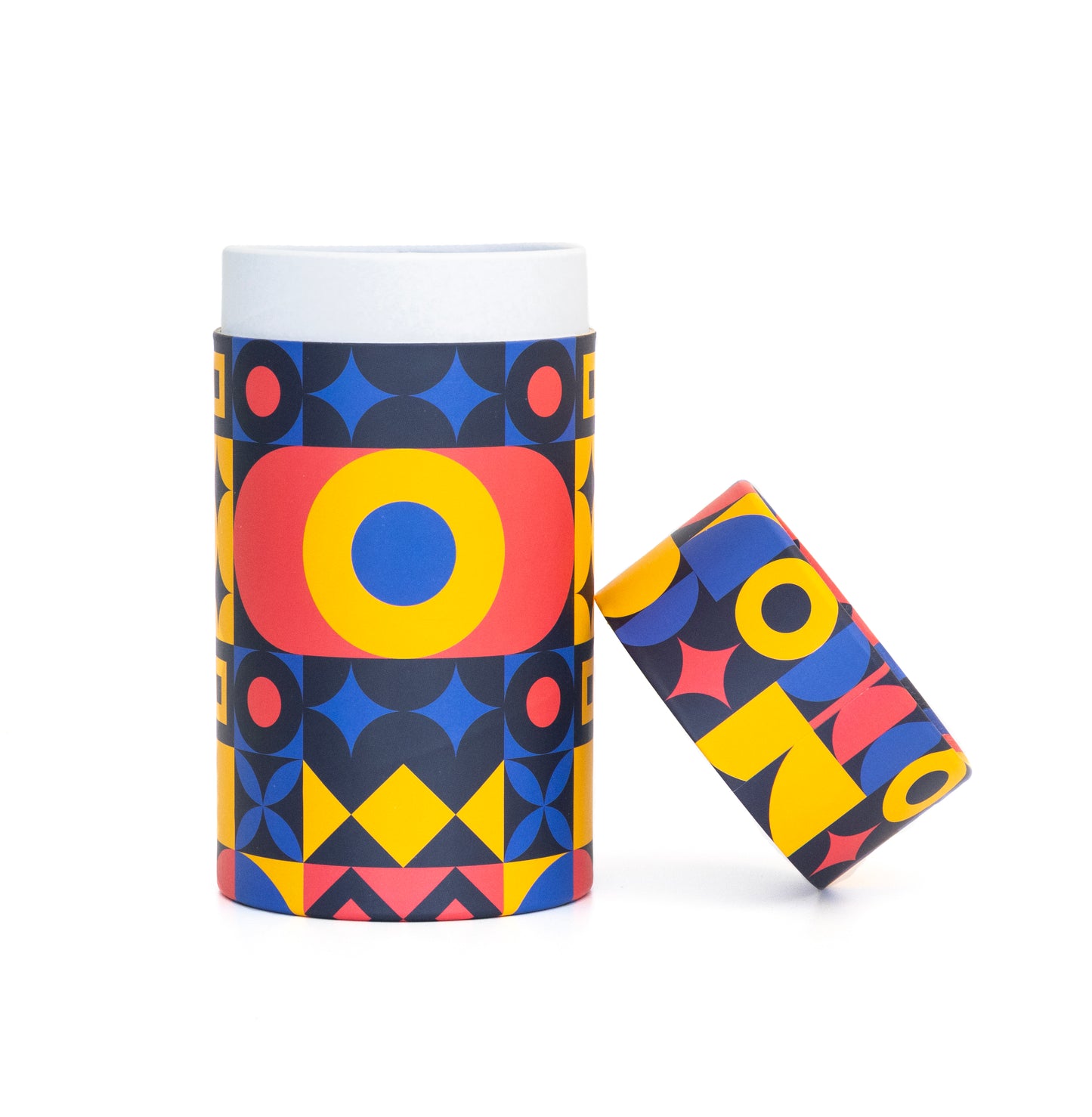 Fozy Buds Marble Round Gift Boxes With Lids Geometric Design, Set of 3 Gift Box, Assorted Sizes Nesting Gift Boxes, Paperboard Storage Tubes