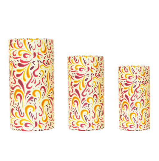 Fozy Buds Marble Round Gift Boxes With Lids Vintage Design, Set of 3 Gift Box, Assorted Sizes Nesting Gift Boxes, Paperboard Storage Tubes