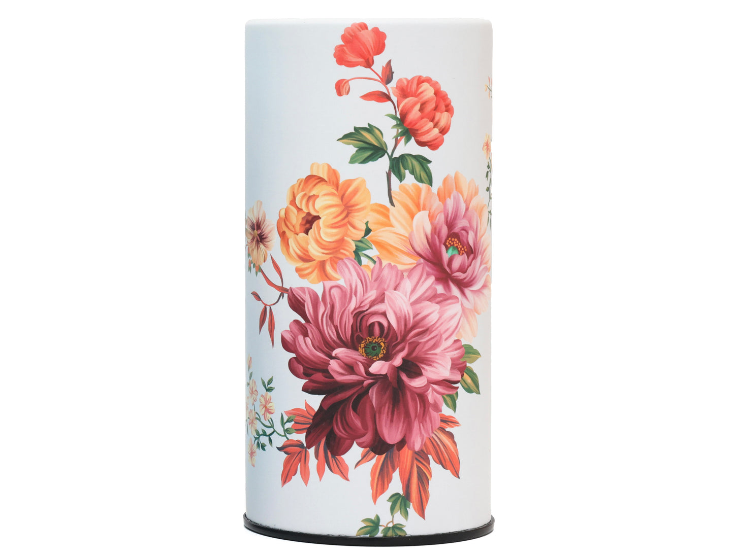 Car Tissues Holder with Facial Tissues, Floral, 3 PK, Travel Tissue Tubes for Car Box Container