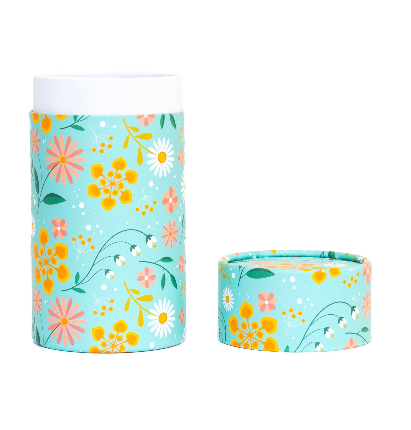 Fozy Buds Marble Round Gift Boxes With Lids Floral Design, Set of 3 Gift Box, Assorted Sizes Nesting Gift Boxes, Paperboard Storage Tubes