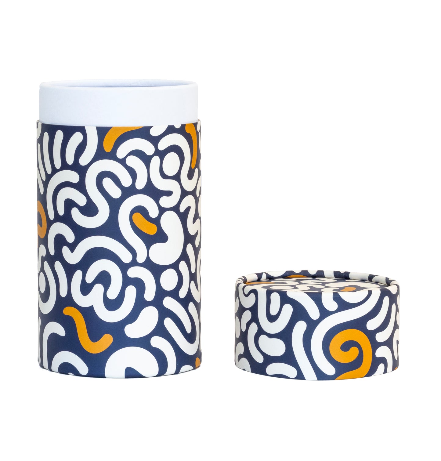 Fozy Buds Marble Round Gift Boxes With Lids WavyStripe Design, Set of 3 Gift Box, Assorted Sizes Nesting Gift Boxes, Paperboard Storage Tubes