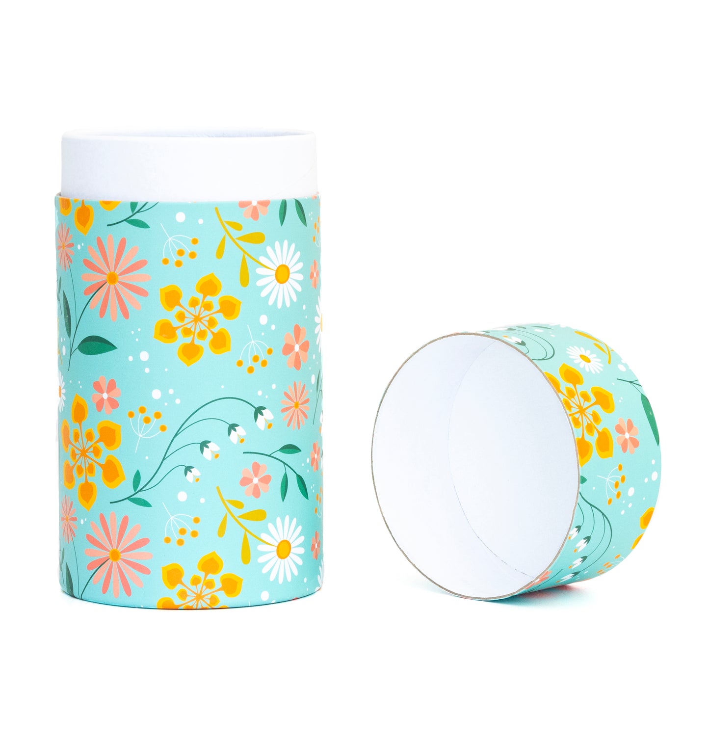 Fozy Buds Marble Round Gift Boxes With Lids Floral Design, Set of 3 Gift Box, Assorted Sizes Nesting Gift Boxes, Paperboard Storage Tubes