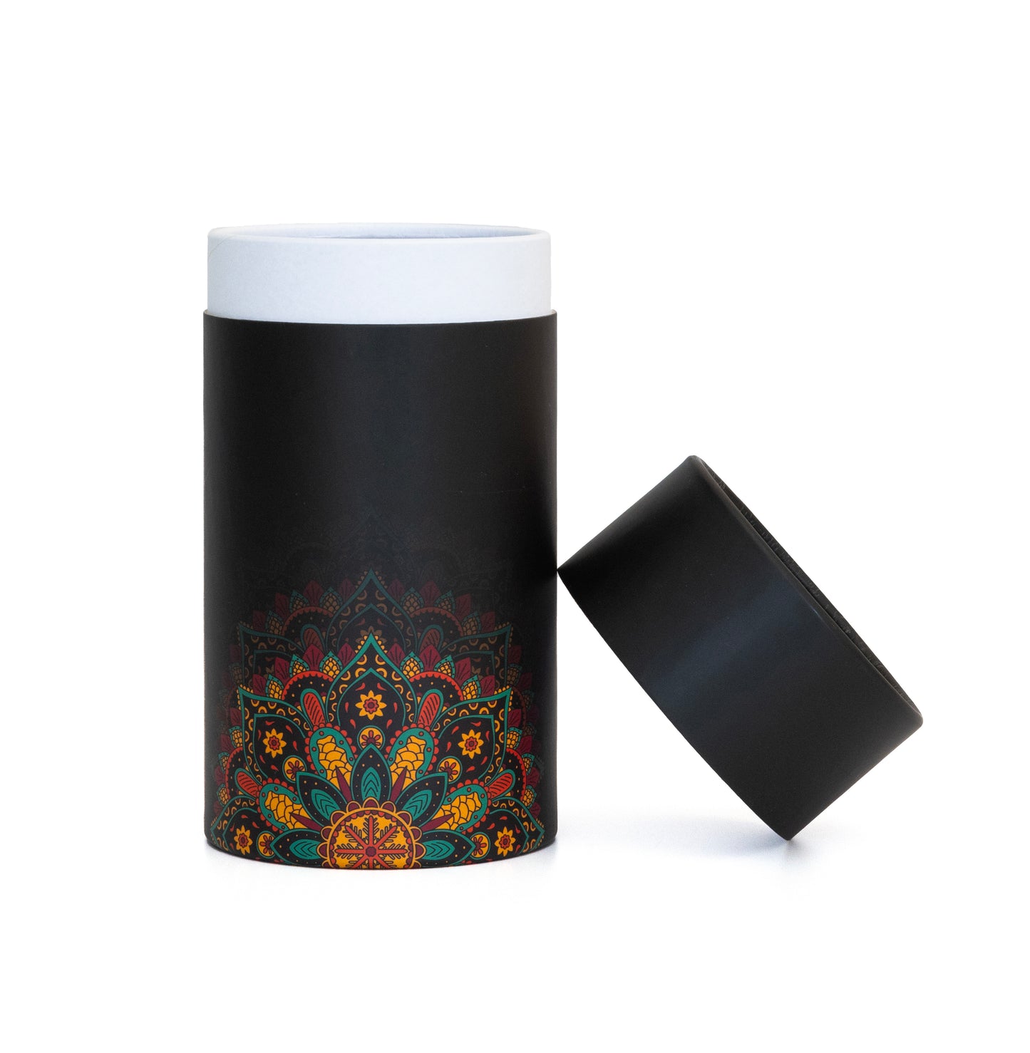 Fozy Buds Marble Round Gift Boxes With Lids Mandala Design, Set of 3 Gift Box, Assorted Sizes Nesting Gift Boxes, Paperboard Storage Tubes