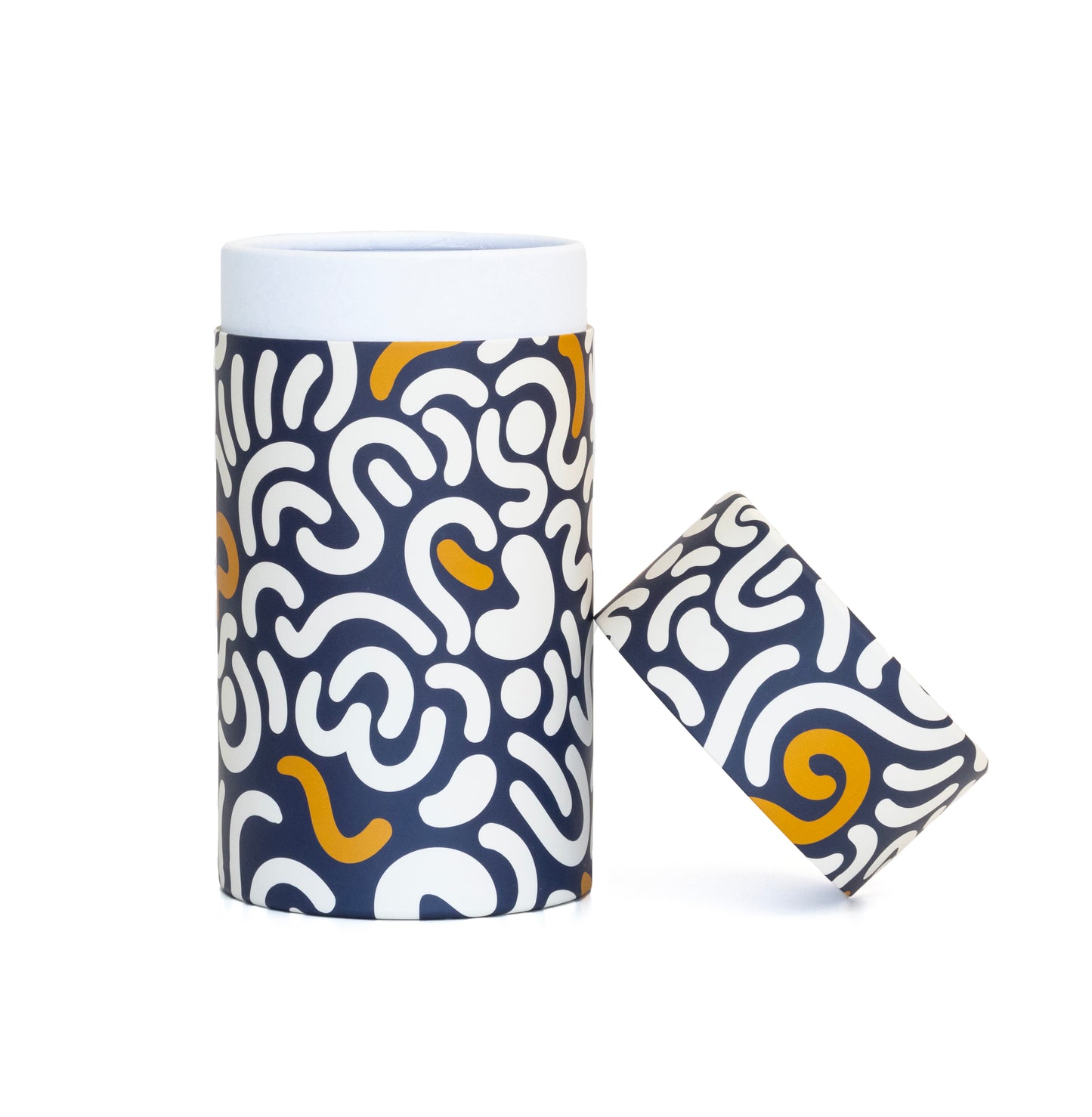 Fozy Buds Marble Round Gift Boxes With Lids WavyStripe Design, Set of 3 Gift Box, Assorted Sizes Nesting Gift Boxes, Paperboard Storage Tubes
