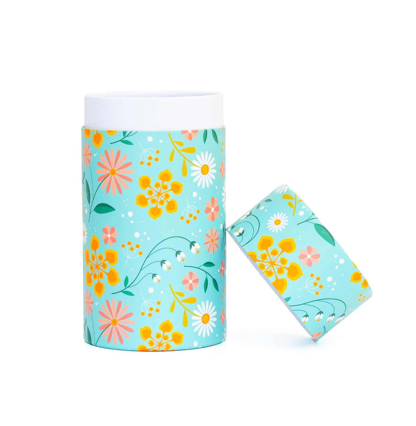 Fozy Buds Marble Round Gift Boxes With Lids Floral Design, Set of 3 Gift Box, Assorted Sizes Nesting Gift Boxes, Paperboard Storage Tubes